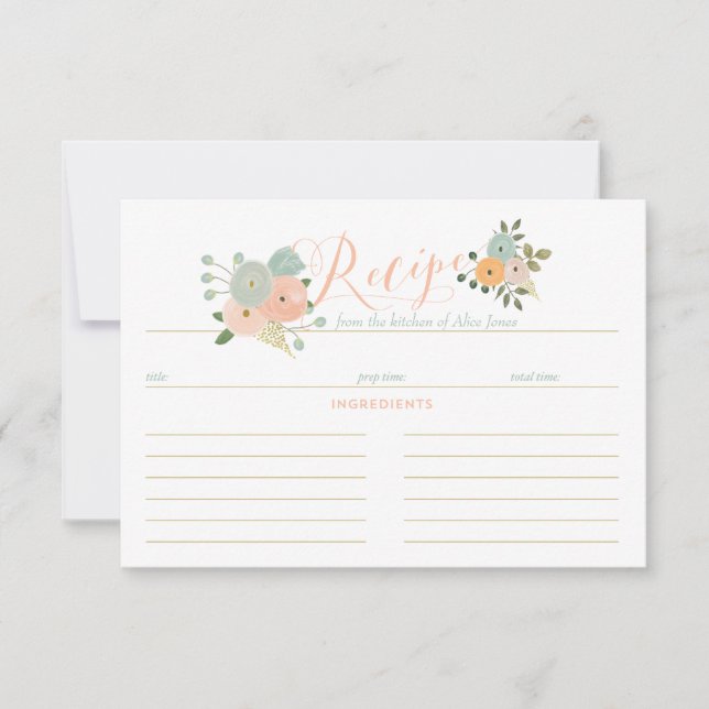 Cartões de receita (Frente)