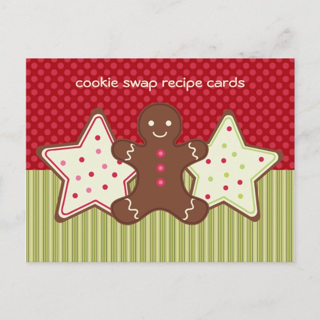 Cartões de Receita de Troca de Cookie (Frente)