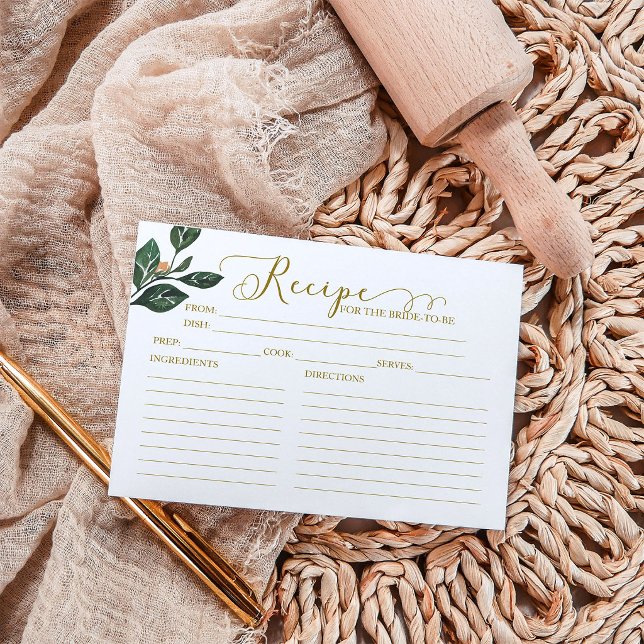 Cartões de receitas de Chás de panela de caligrafi (Criador carregado)