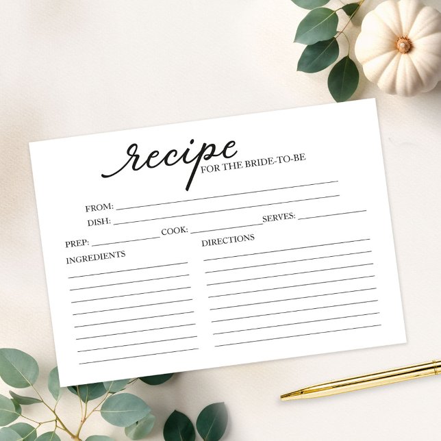 Cartões de receitas de Chás de panela de caligrafi (Criador carregado)