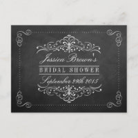 Cartões de Receitas de Chuveirinho de Noiva com Re