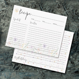 Cartões de receitas do Chá de panela de Dark Wildf