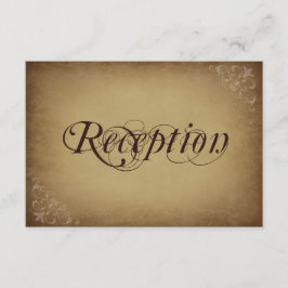 Cartões de Recepção de casamento de papel para cóp