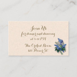 Cartões de Recepção Vintage Lilacs