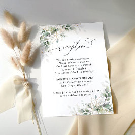 Cartões de Recinto de Recepção de Casamento de Euc