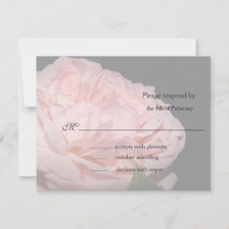 Cartões de resposta Coral Rose II