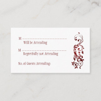 Cartões de resposta da borboleta vermelha