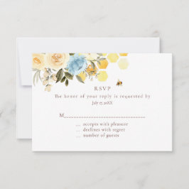 Cartões de resposta de abelhas