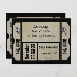 Cartões de Resposta de Casamento com Texto Preto F