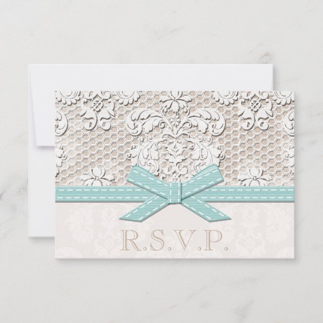 Cartões de Resposta de Casamento RSVP de Rastreame (Frente)