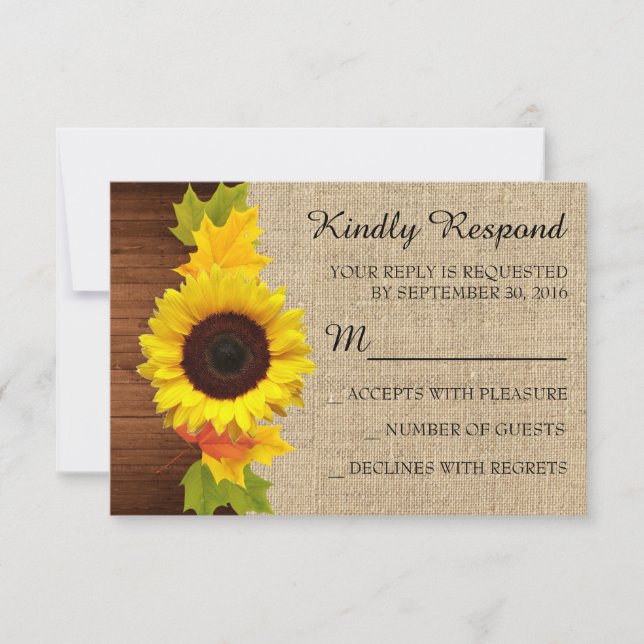 Cartões de Resposta de Convite de Casamento de Gir (Frente)