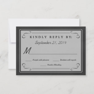 Cartões de Resposta de Quadro Negro RSVP Coma Beba
