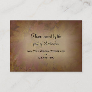 Cartões de Resposta de RSVP de Casamento de Mapeam