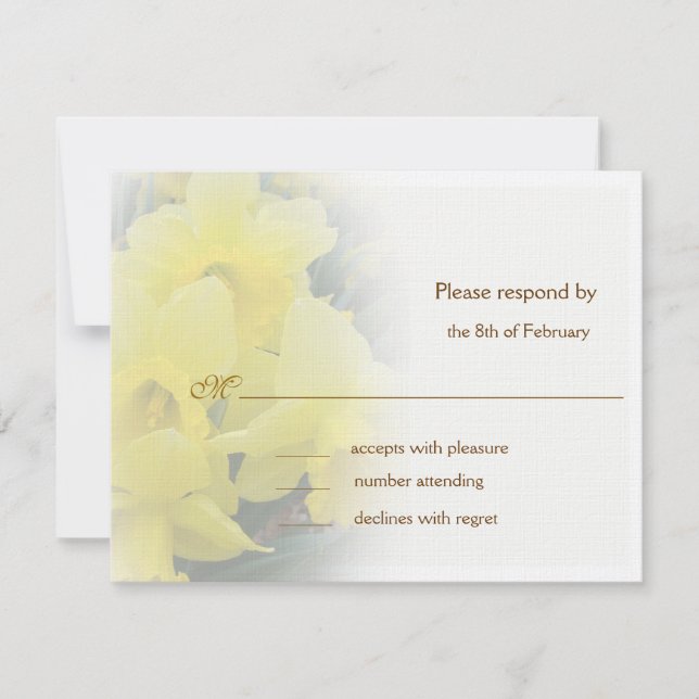 Cartões de resposta Narciso (Frente)