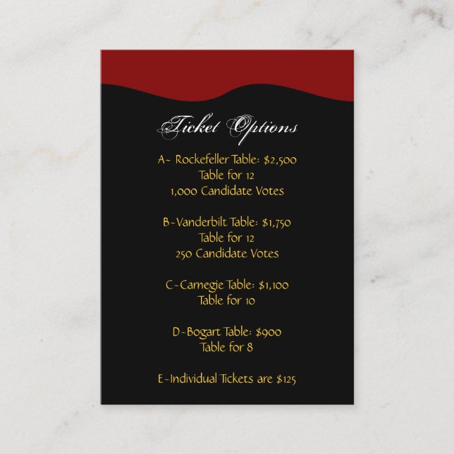 Cartões de resposta - ordem feita sob encomenda de (Frente)