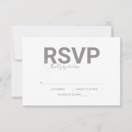 Cartões de Resposta RSVP com Tema de Dia dos Namor