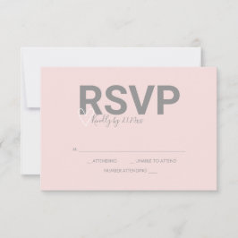 Cartões de Resposta RSVP com Tema de Dia dos Namor