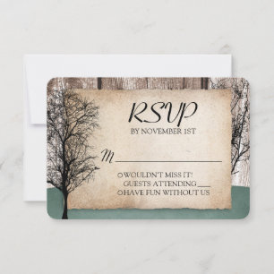 Cartões de resposta RSVP RSVP de Casamento de Vead