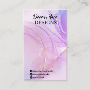 Cartões de ressonância com tinta a álcool