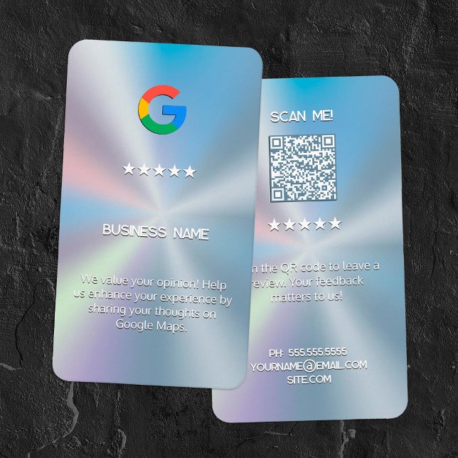 Cartões de Revisão do Google (Google Review Cards)