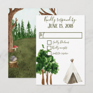Cartões de RSVP 'Into The Forest'