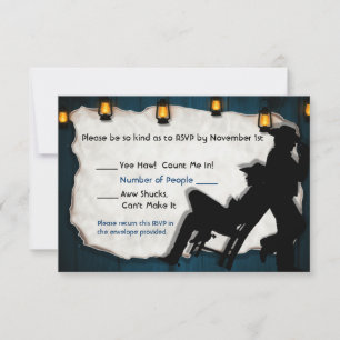 Cartões de RSVP Personalizados para Casamento Gay 