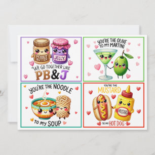 Cartões de Sala de Aula Kawaii Fofos para o Dia do
