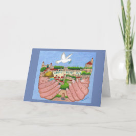 Cartões de saudação da Arte de Jerusalém