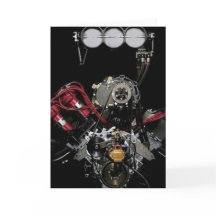 Cartões de saudação da cabeça de engrenagens