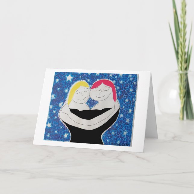 Cartões de saudação da mamãe e da mim (Frente)