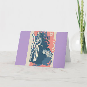 Cartões de saudação de Abstrato da cidade