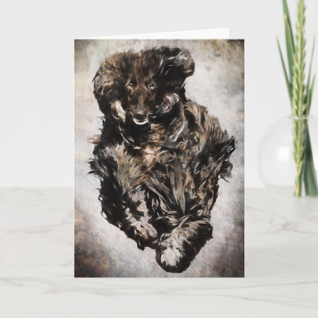 Cartões de saudação de caça afegã (Frente)