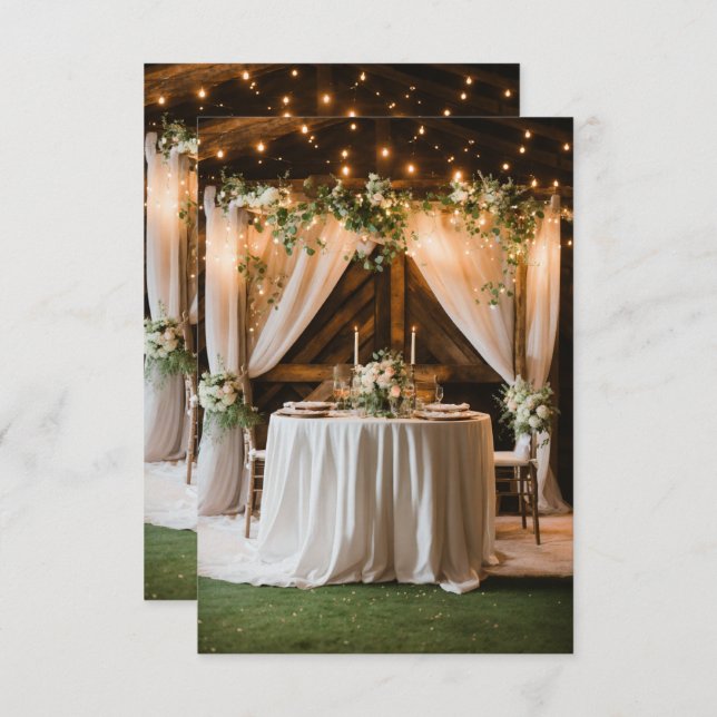 Cartões de saudação de casamento > Cartões de Noiv (Frente/Verso)