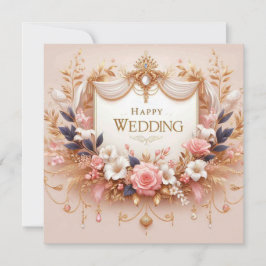Cartões de Saudação de Casamento Feliz