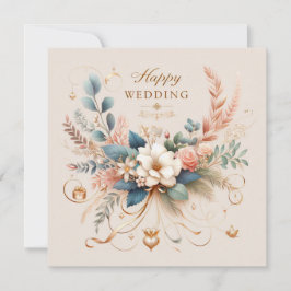 Cartões de Saudação de Casamento Feliz