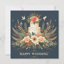 Cartões de Saudação de Casamento Feliz