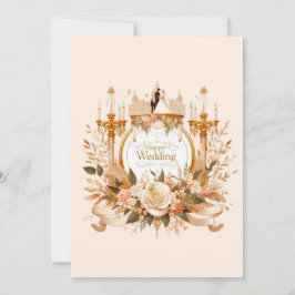 Cartões de Saudação de Casamento Feliz