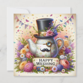 Cartões de Saudação de Casamento Feliz