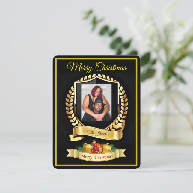 Cartões de saudação de feriados personalizados (Em pé/Frente)