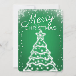 Cartões de saudação de fotos em árvore de Natal br