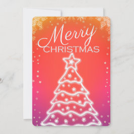 Cartões de saudação de fotos em árvore de Natal br