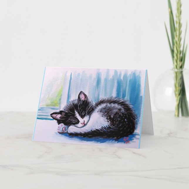 Cartões de saudação de Kitten (Frente)