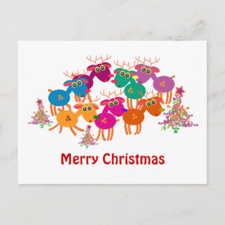 Cartões de saudação de Natal: 7 Deers II