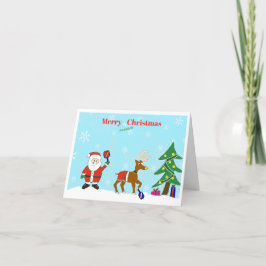 Cartões de saudação de Natal de Natal