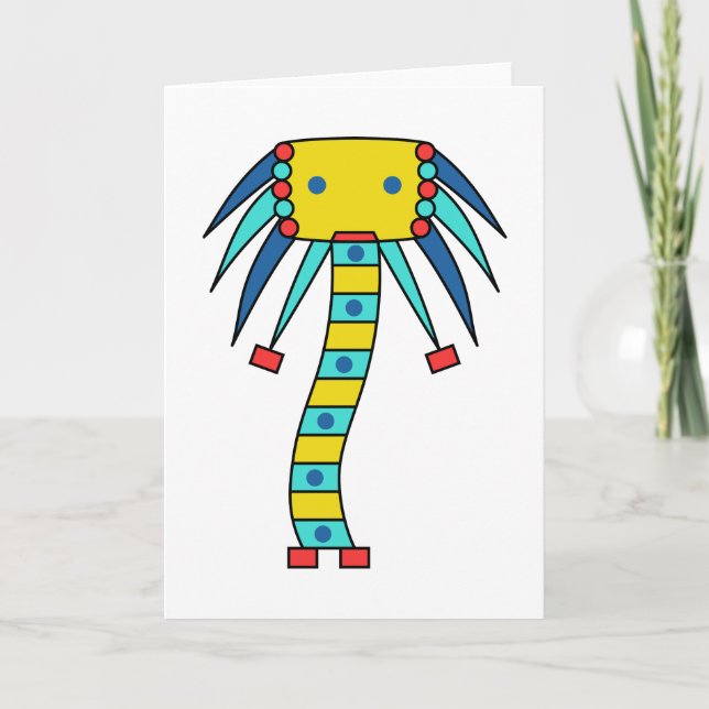 Cartões de saudação de personagem de desenho anima (Frente)