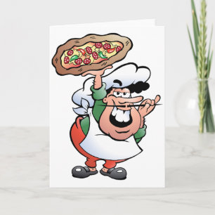 Cartões de Saudação de Pizzaiolo