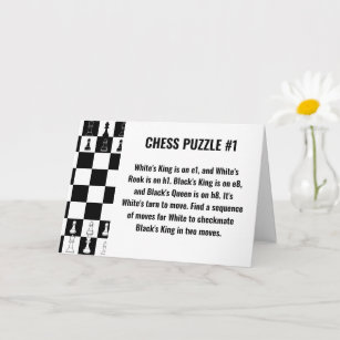 Cartões de saudação de Quebra-cabeça de xadrez - J