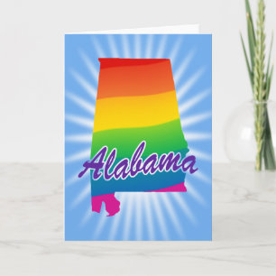 Cartões De Saudação Do Estado Do Rainbow