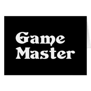 Cartões de Saudação do Game Master