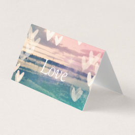 Cartões de saudação do vazio "Love"